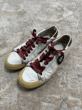 Saint Laurent Paris Glitter Diamond Patch Low Top Sneakers